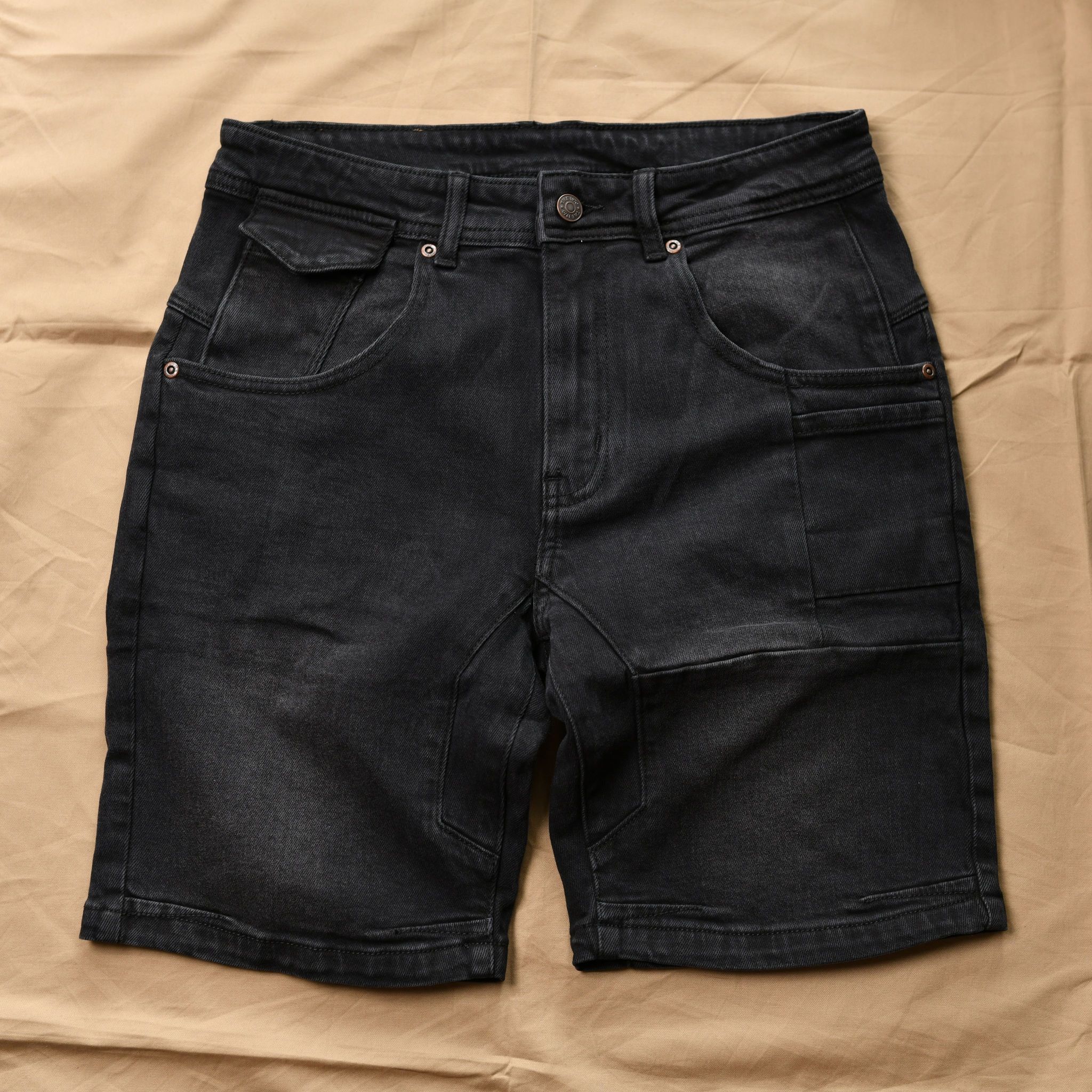 Quần short Jean QS512 - XÁM - The1970