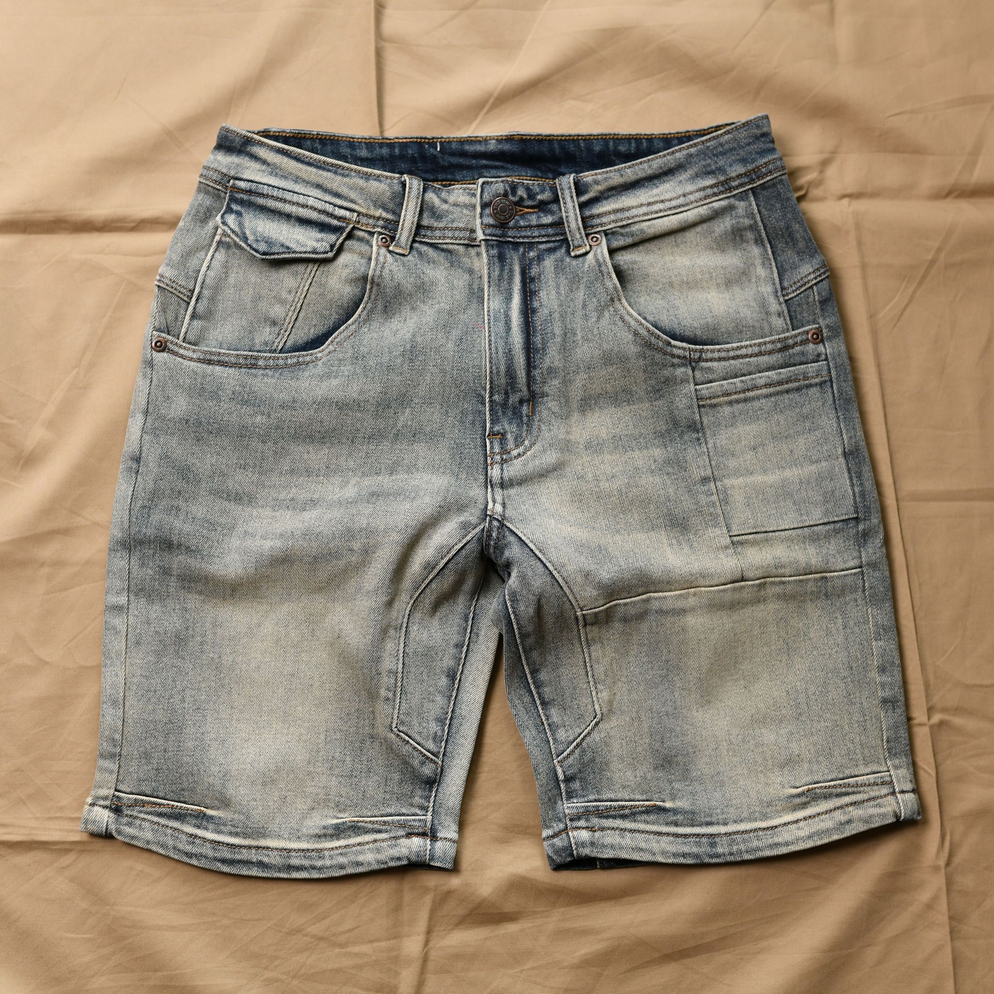 Quần short Jean QS512 - XANH NHẠT - The1970