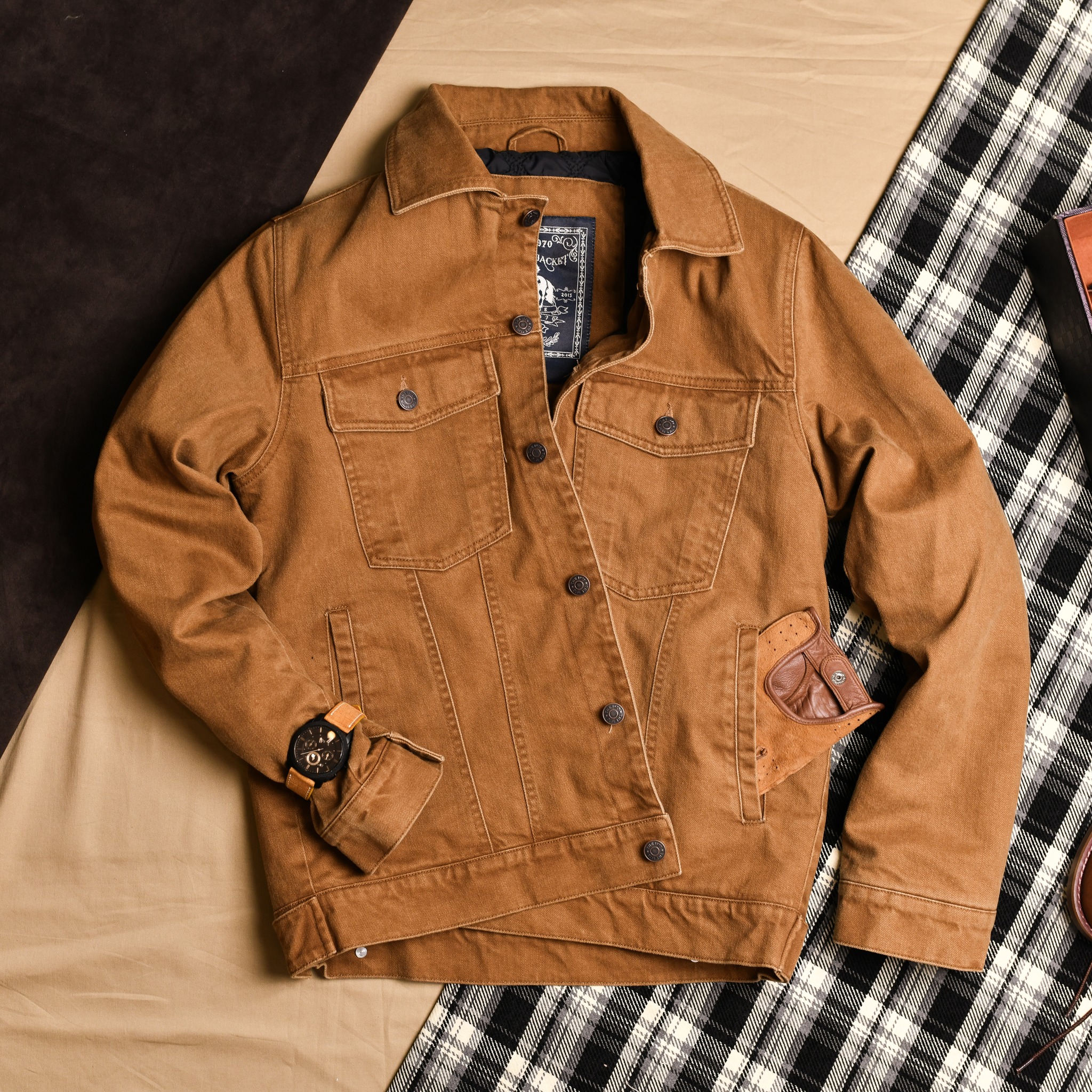 Áo khoác kaki AK848 - VÀNG