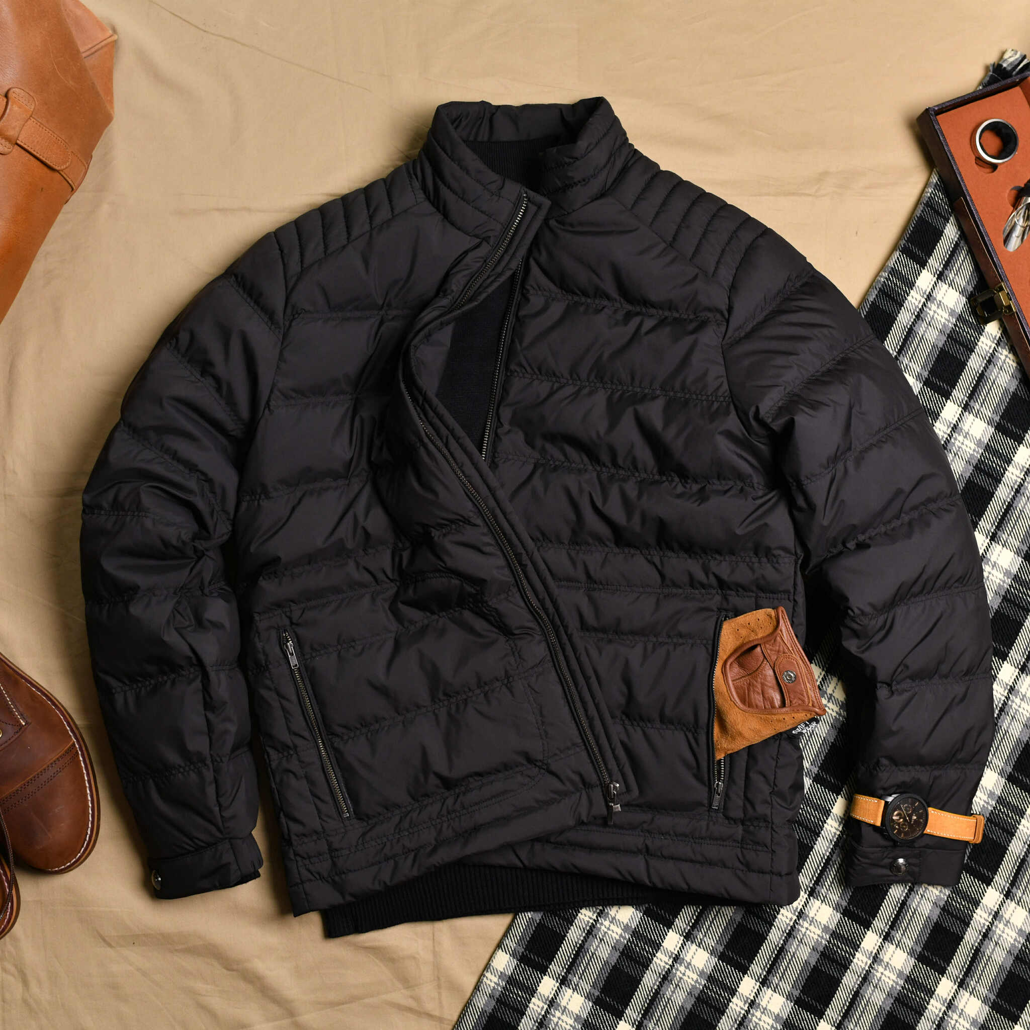 Áo lông vũ trần vai AL856 - THAN