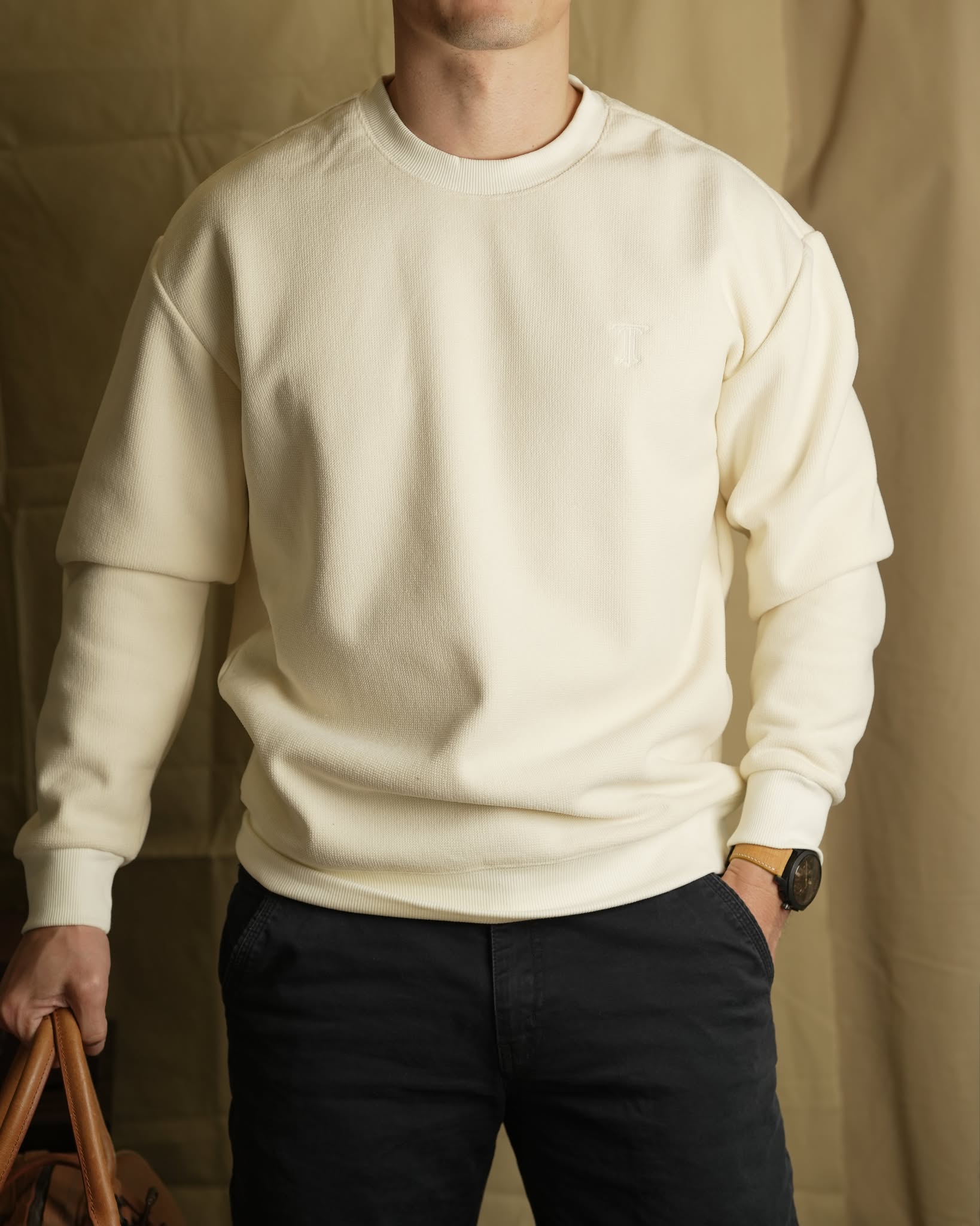 Áo nỉ lót lông AN893 - ĐEN