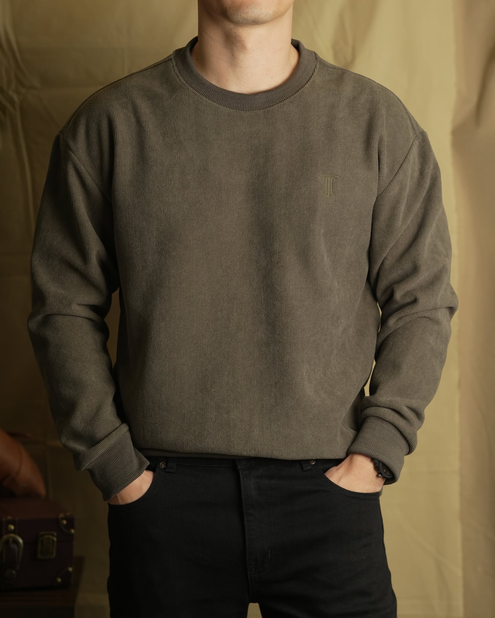 Áo nỉ lót lông AN893 - ĐEN