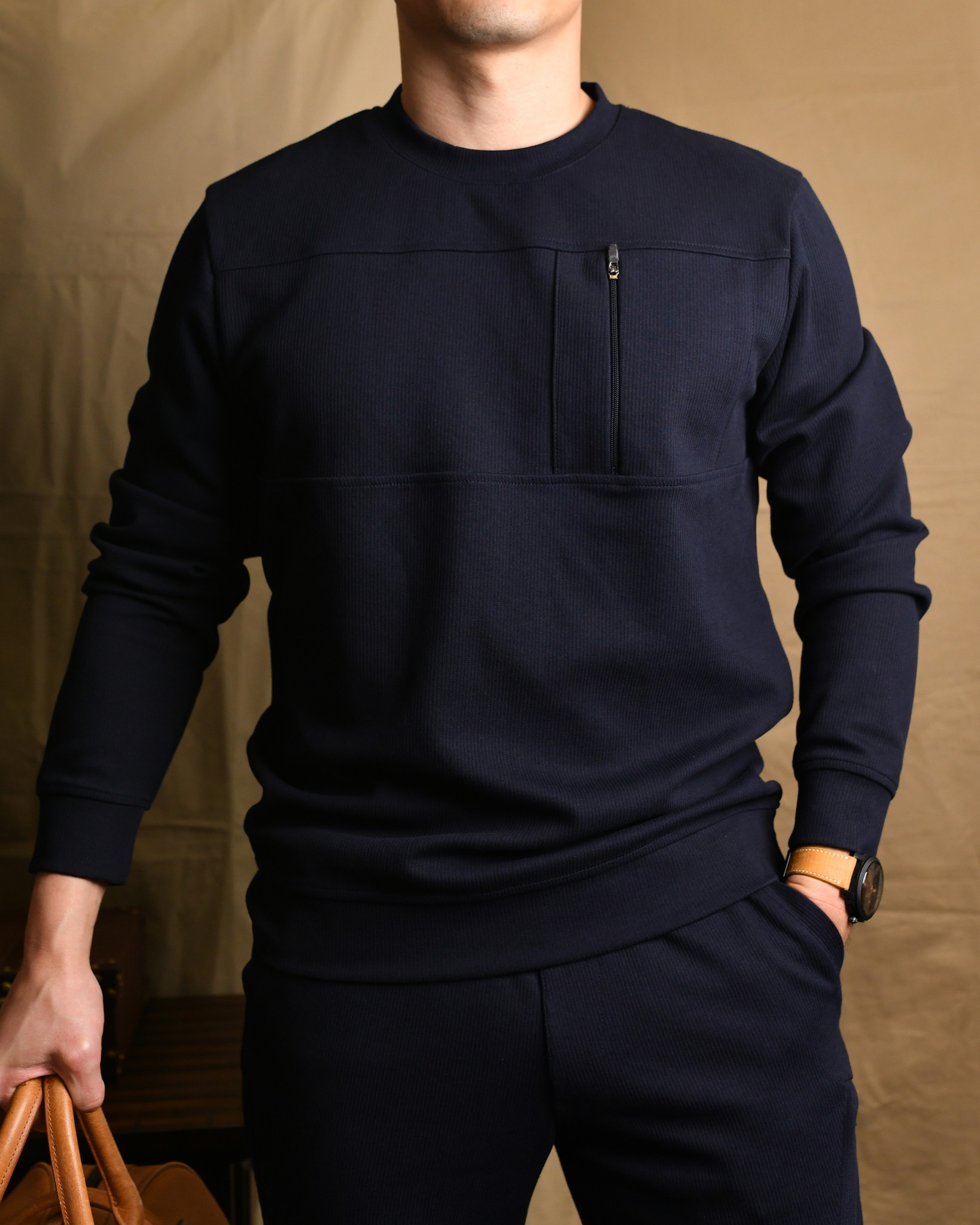 Bộ nỉ nam AN858 - Than