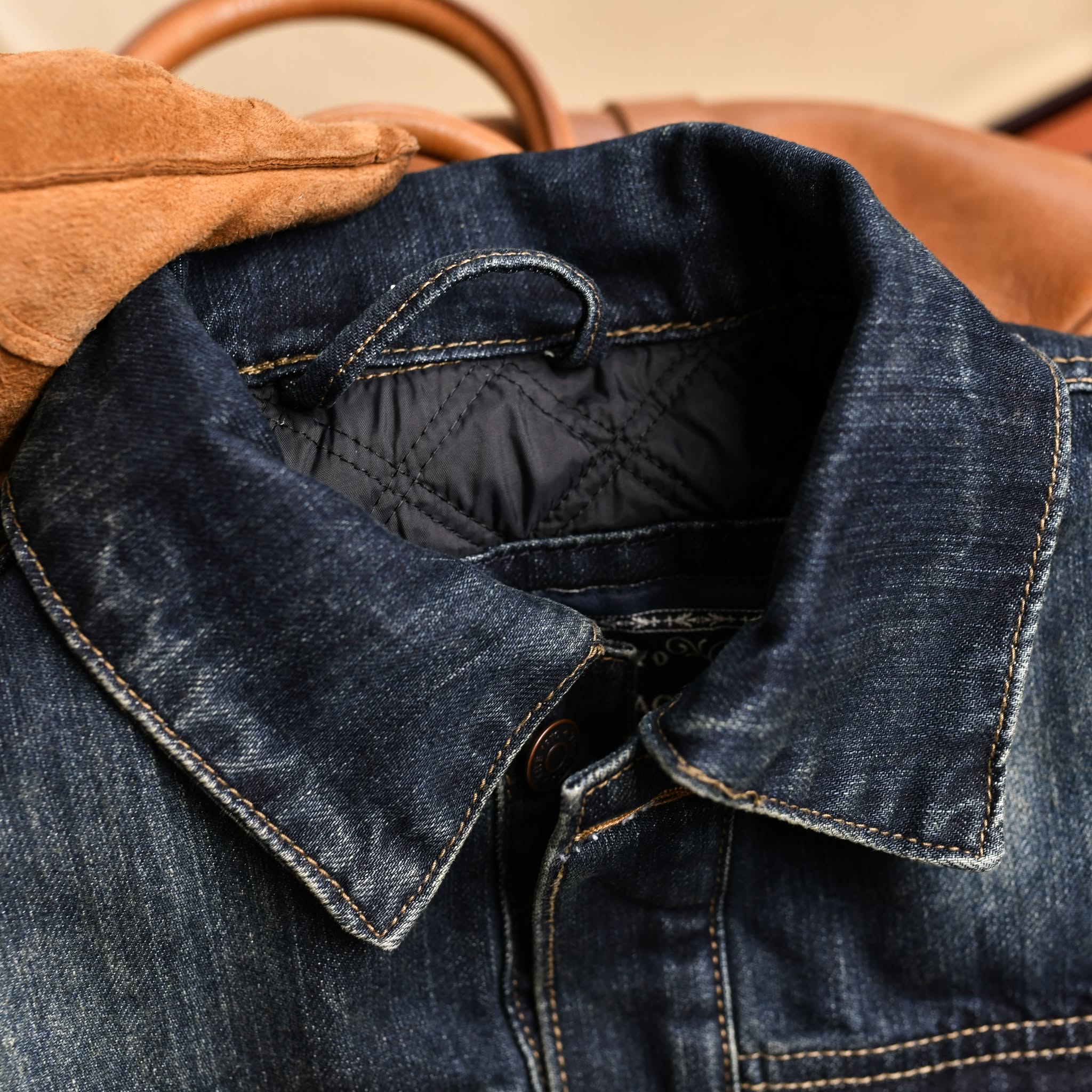 Áo khoác denim AK862 - XANH ĐẬM