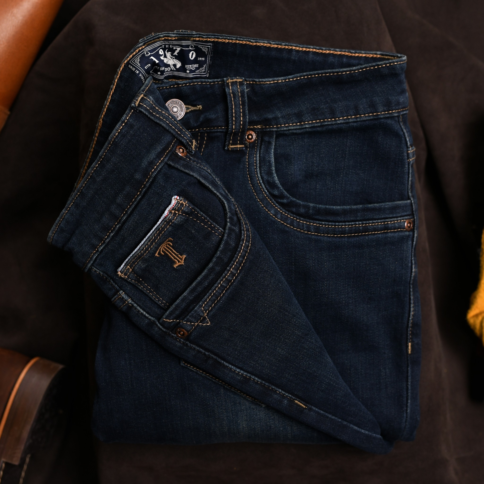 Quần jean xanh QJ901 - XANH