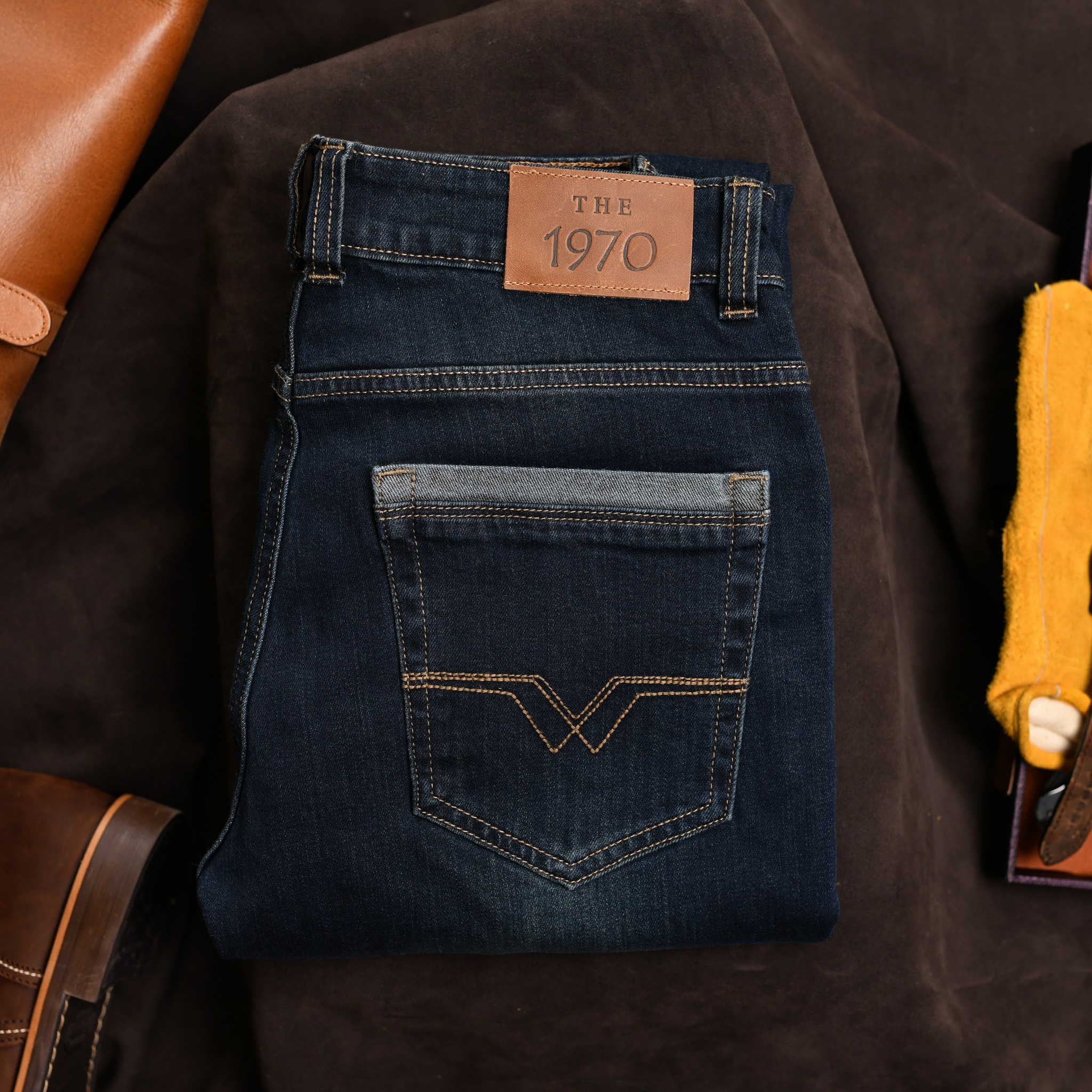 Quần jean xanh QJ901 - XANH