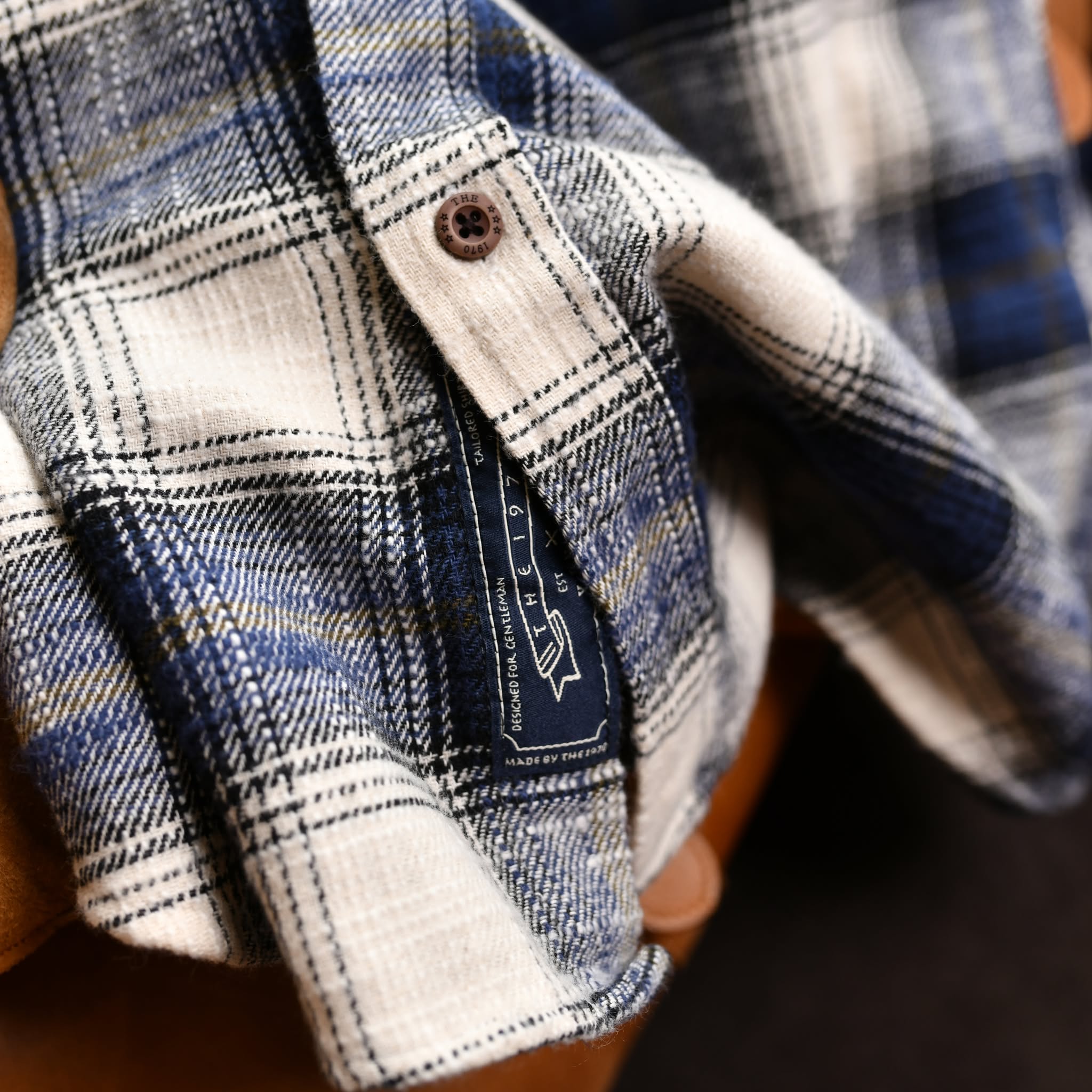 Áo sơ mi kẻ SM903 - Than