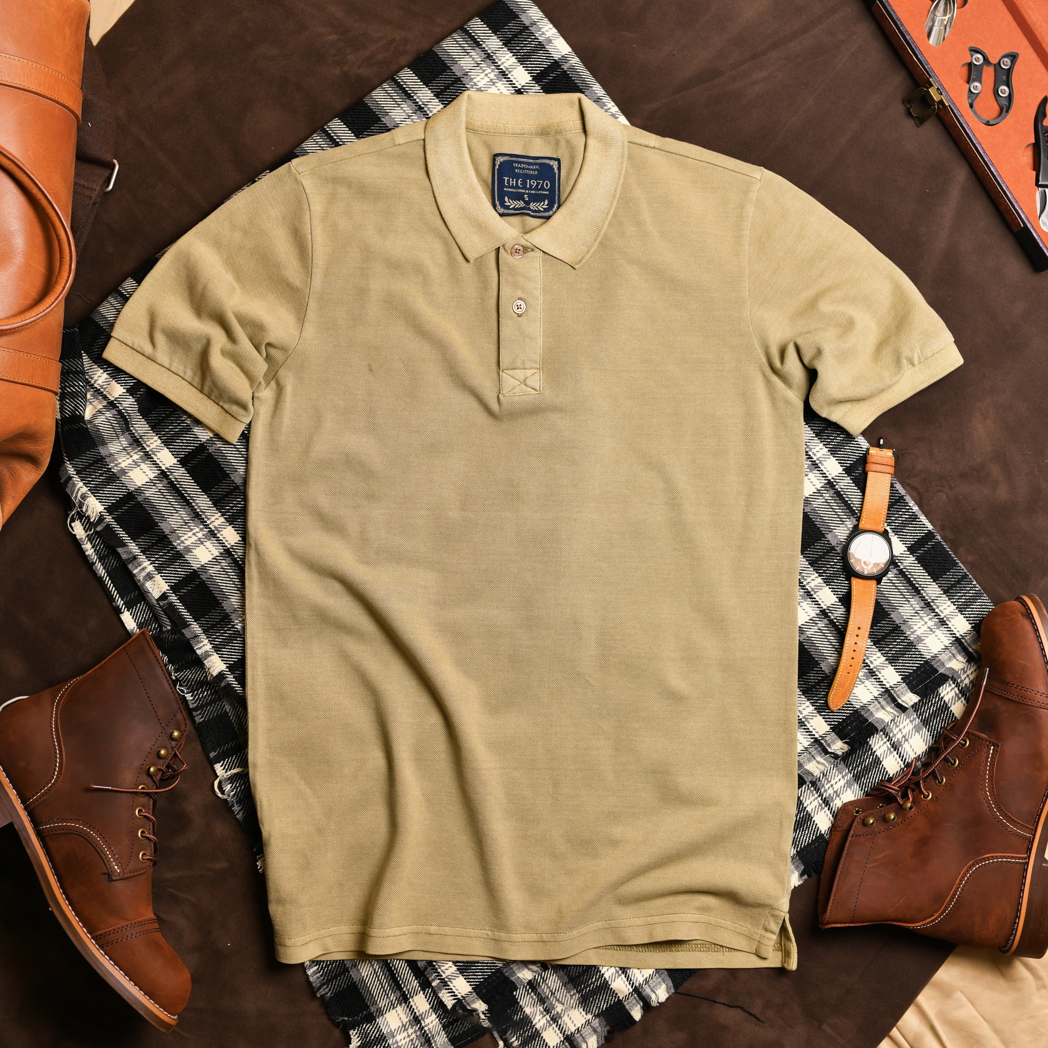 Áo Polo trơn AP931 - ĐEN