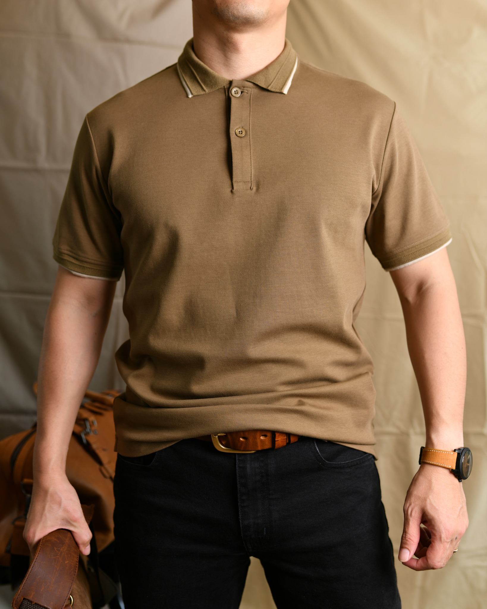 Áo polo  cổ viền AP948-VÀNG