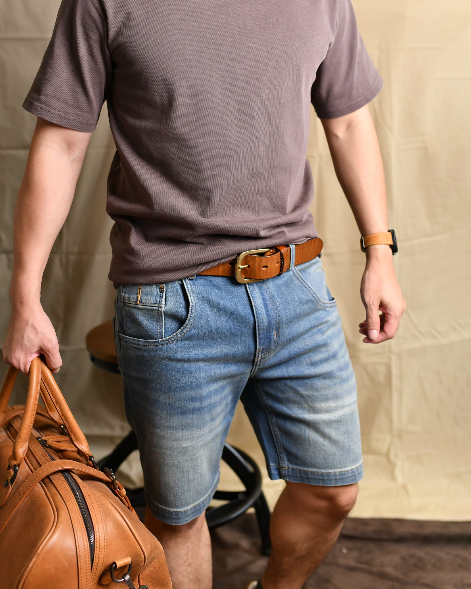 DENIM SHORTS