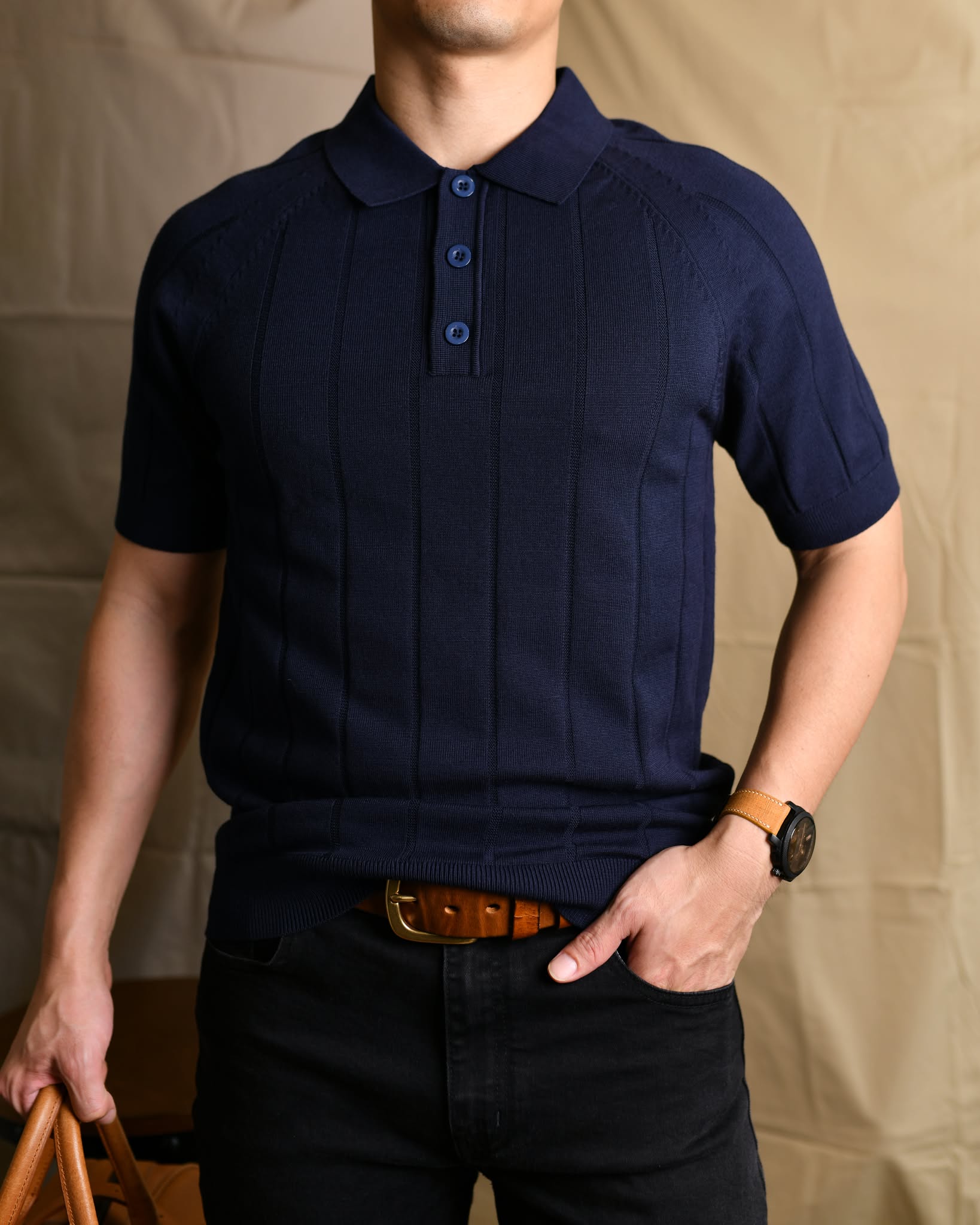 Áo polo dệt AP939 - THAN
