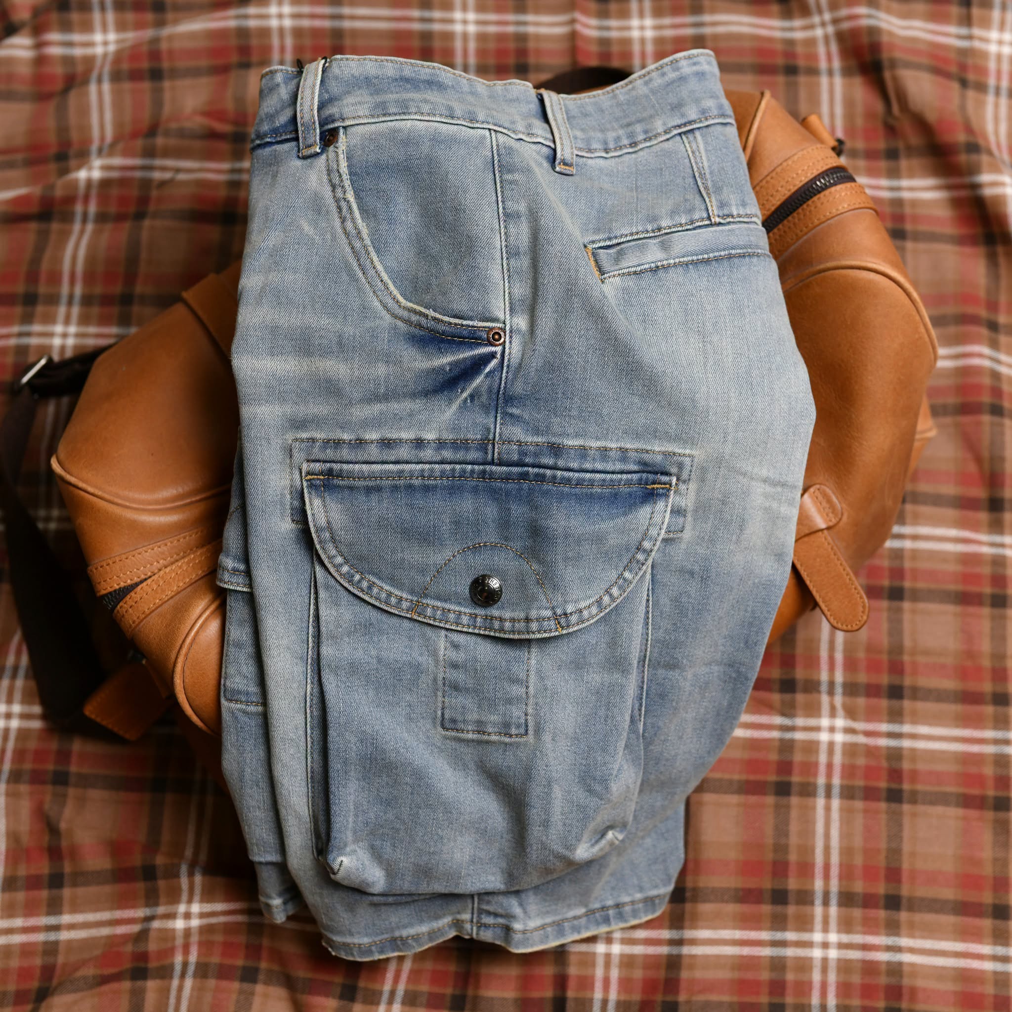 Quần  short  jean túi hộp QS940