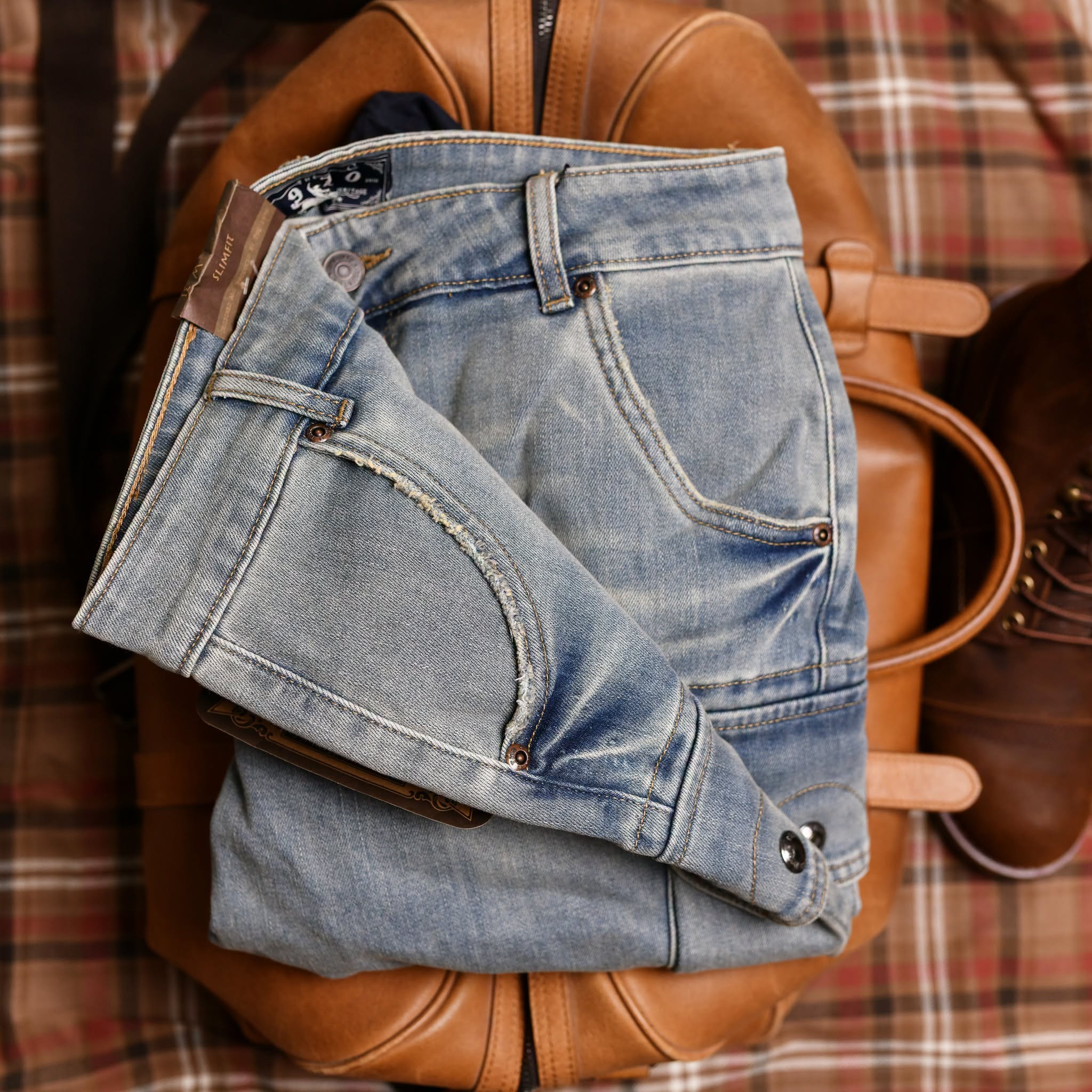 Quần  short  jean túi hộp QS940