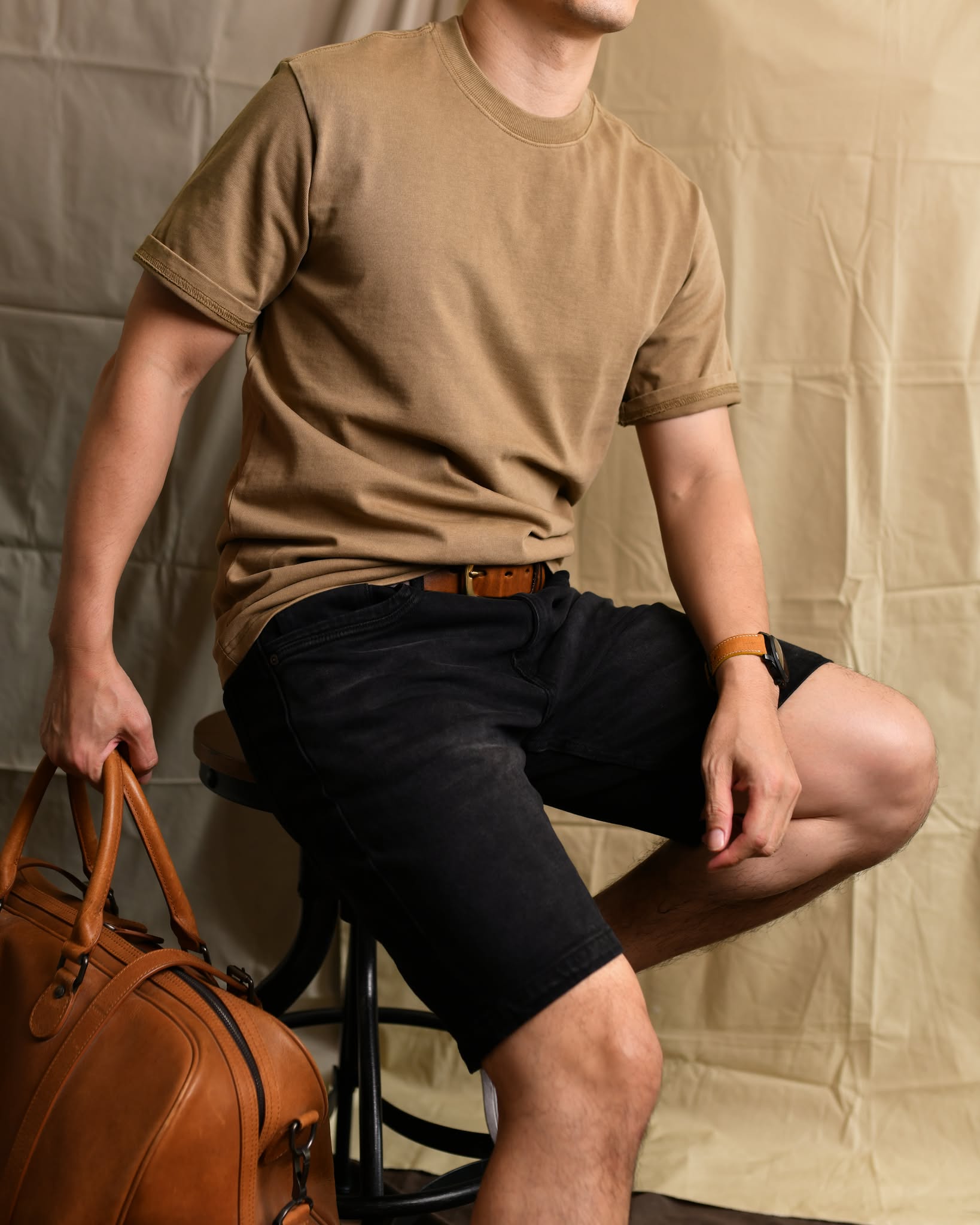 Quần short jean xám QSJ946 - XÁM ĐEN