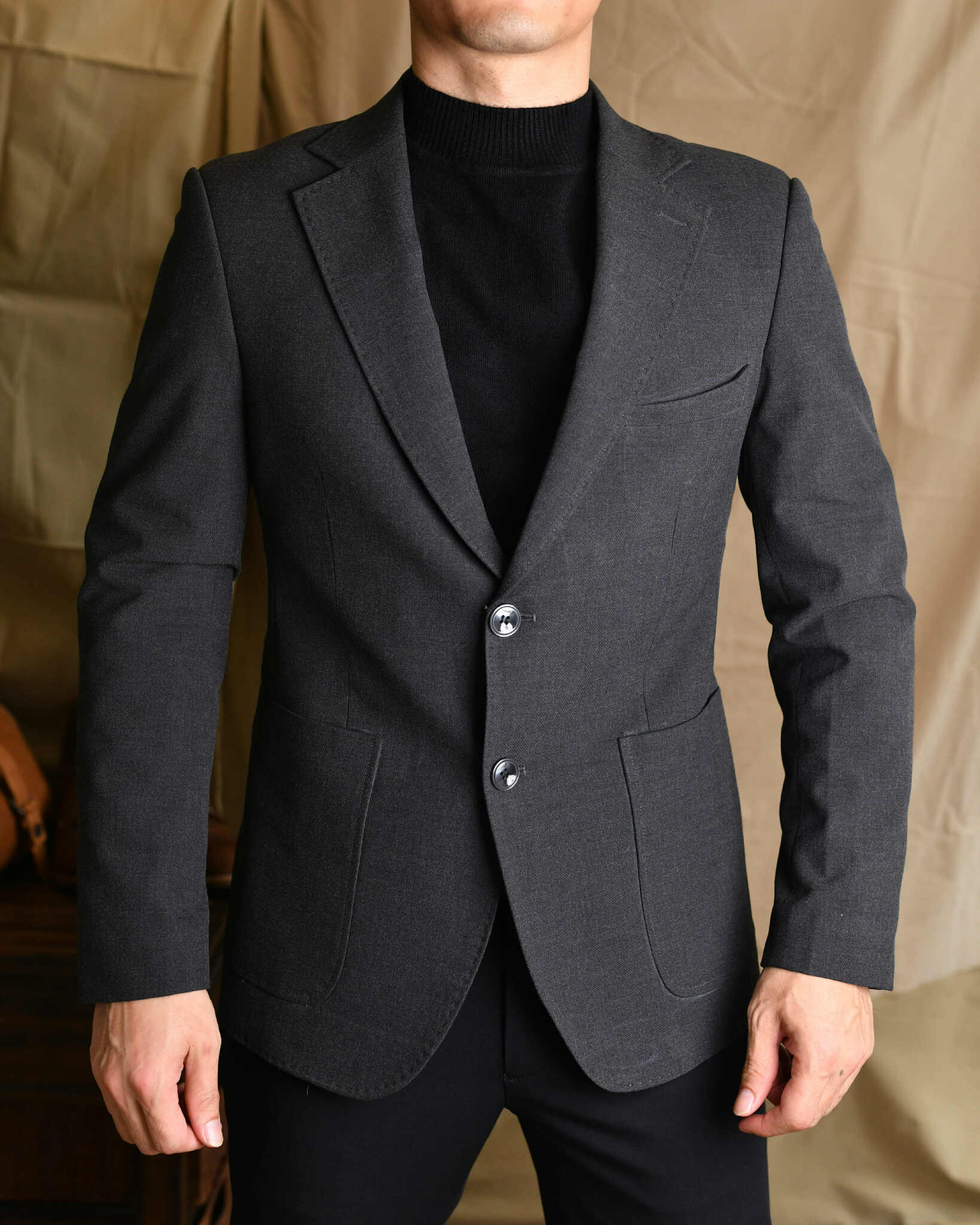 Khoác Blazer XÁM ĐẬM THE1970 AB797