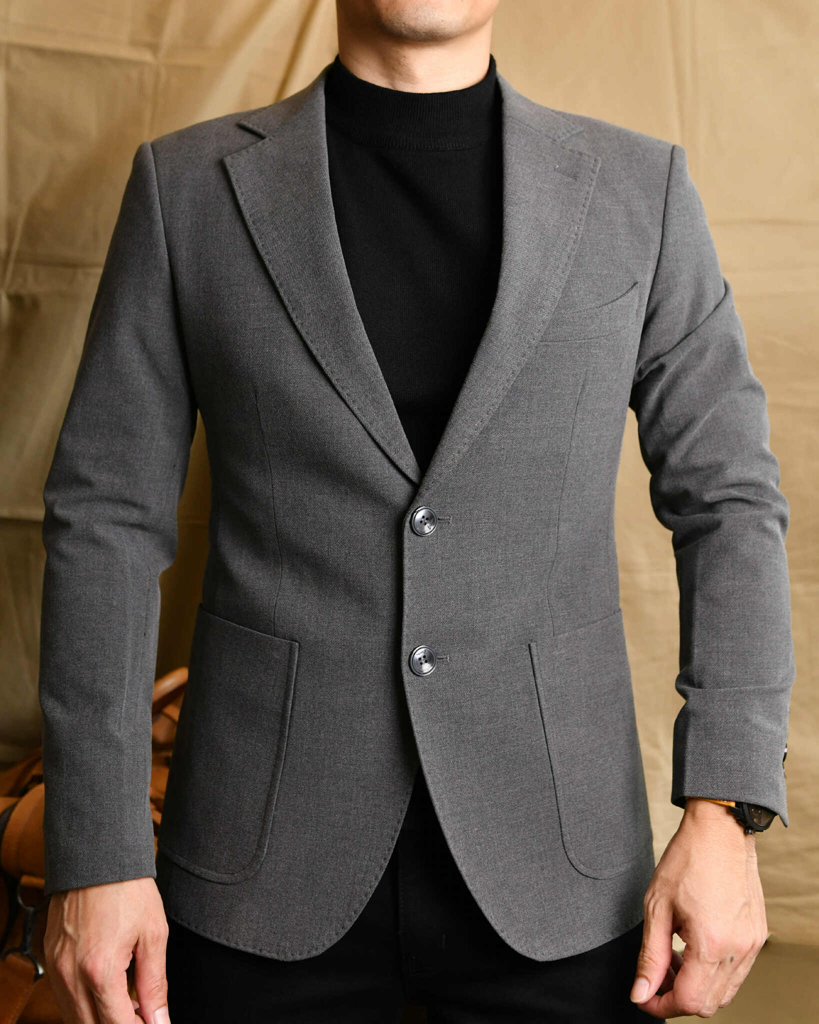 Khoác Blazer XÁM GHI THE1970 AB797