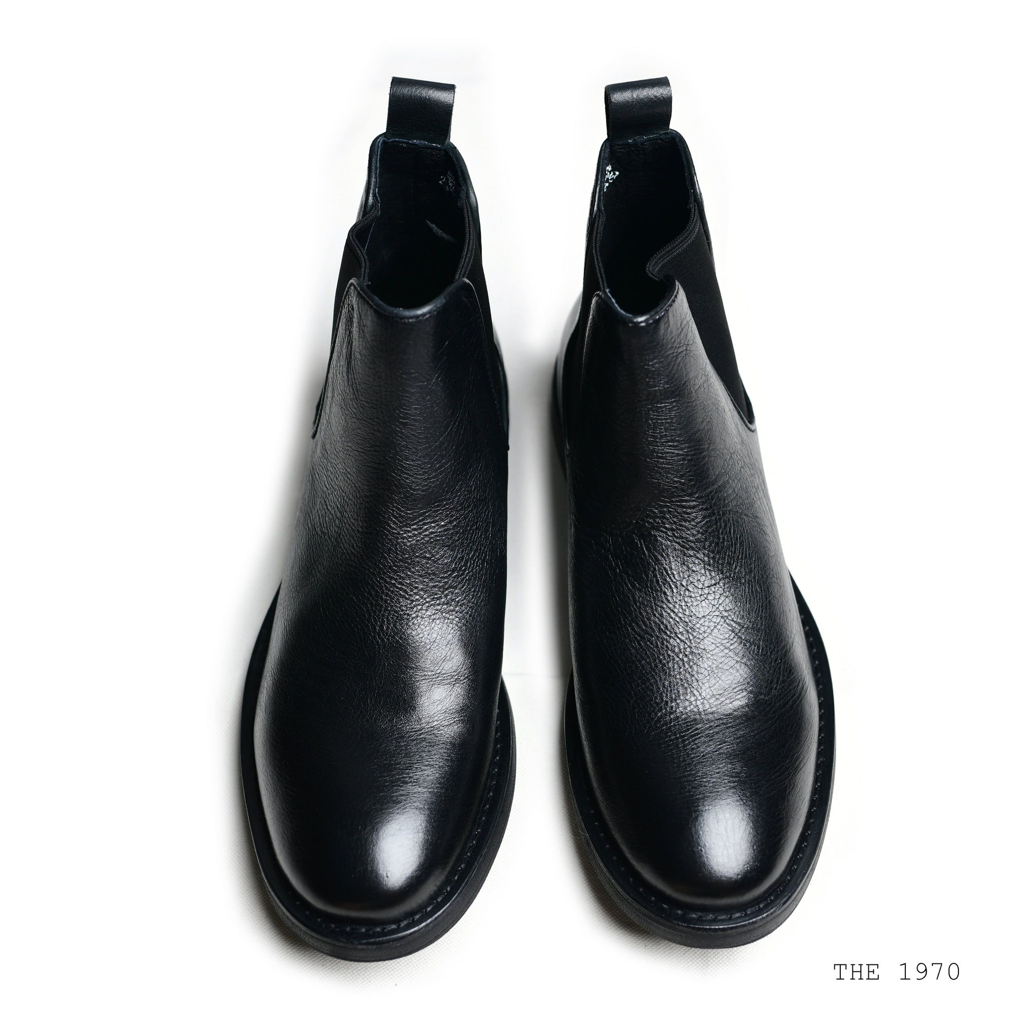 Giày da chelsea boots M804  - ĐEN