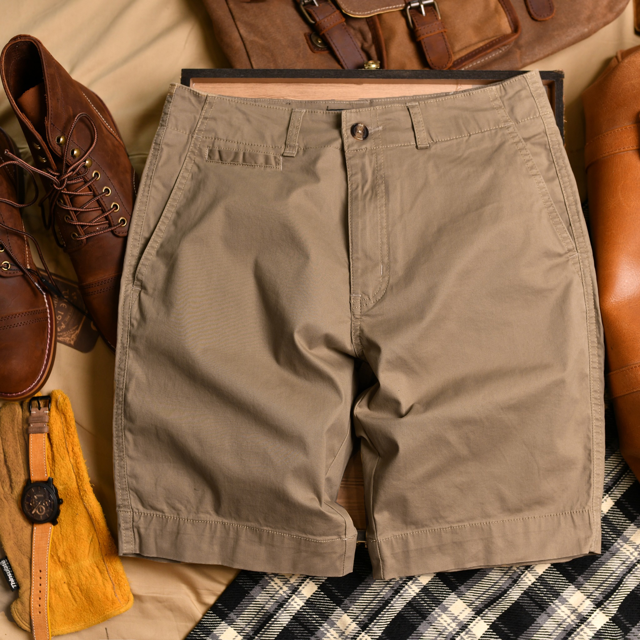 Quần short kaki BE THE1970 QS808