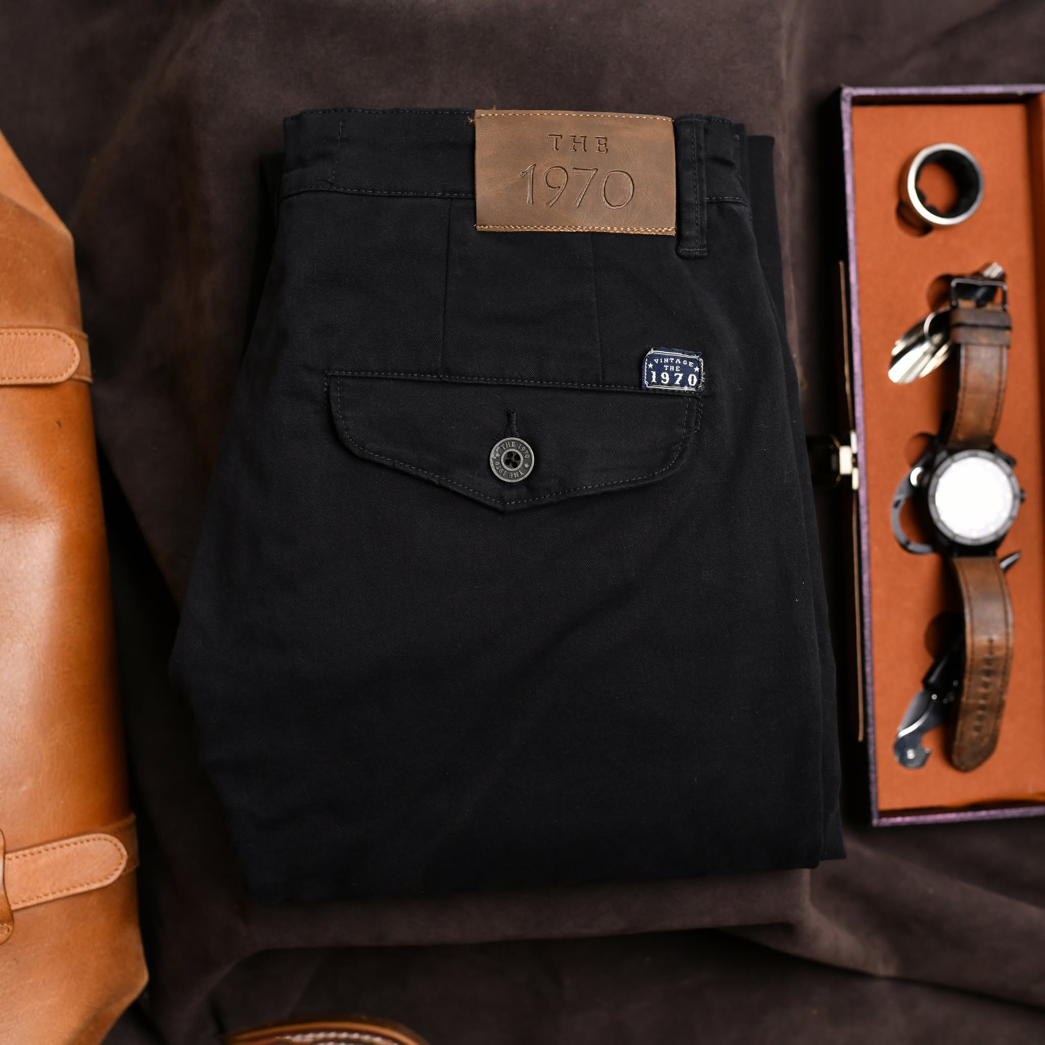 Quần kaki dài QKK861 - ĐEN