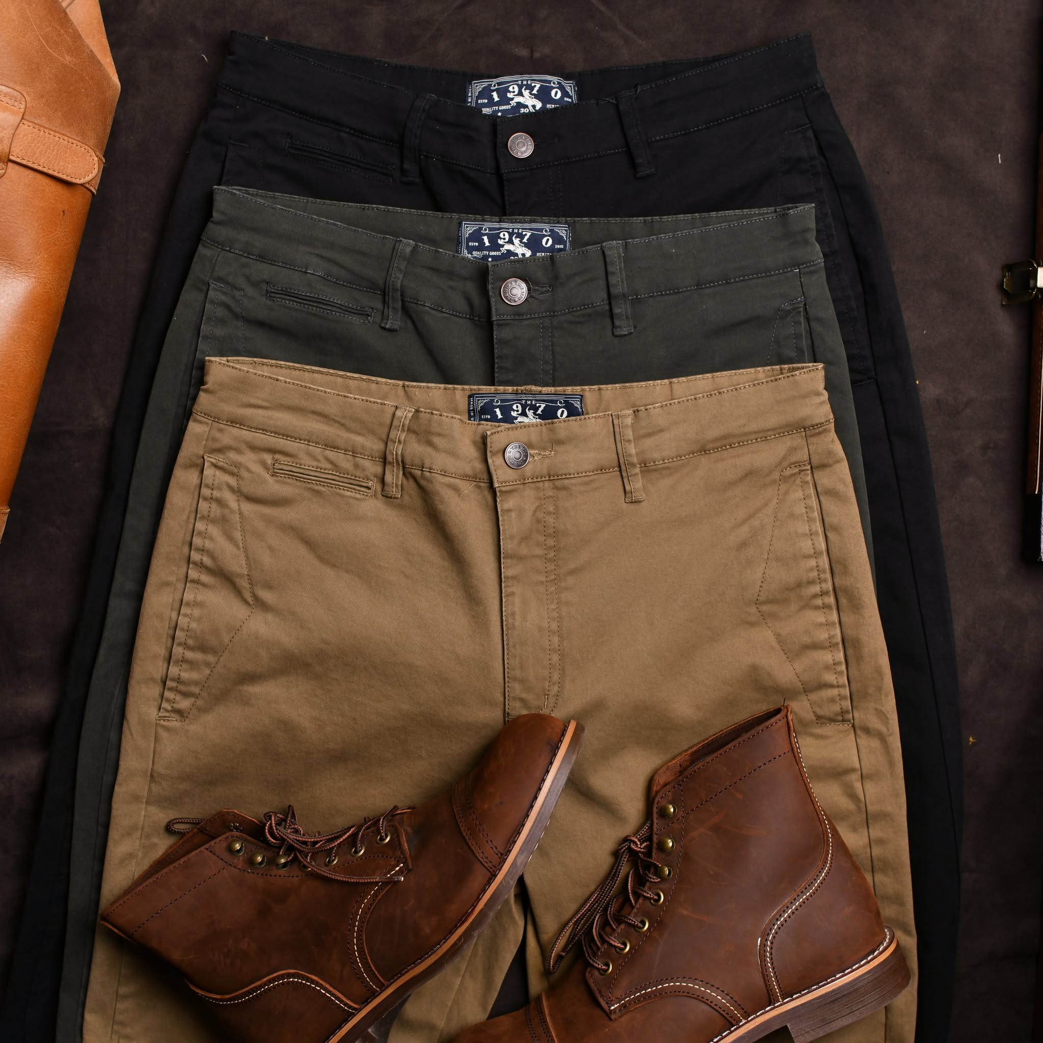 Quần kaki dài QKK861 - VÀNG