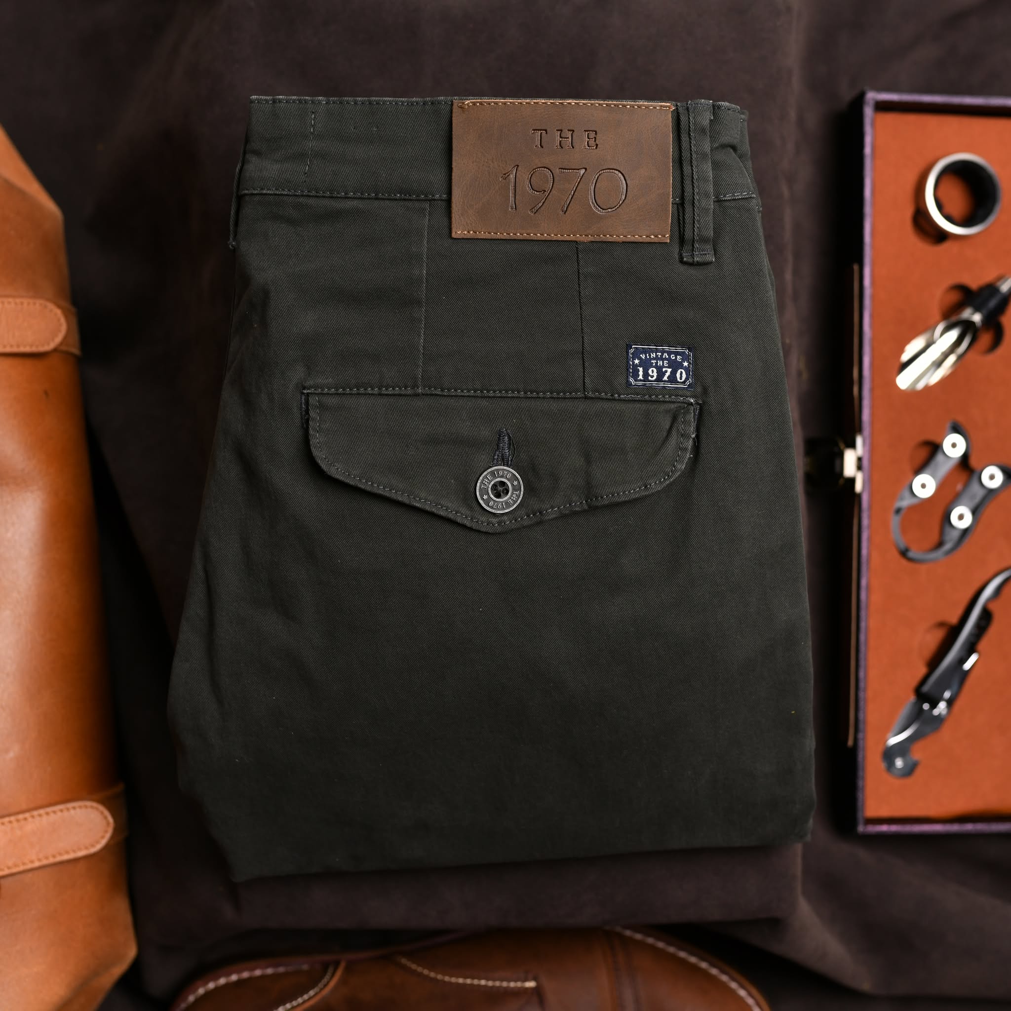 Quần kaki dài QKK861 - Xám