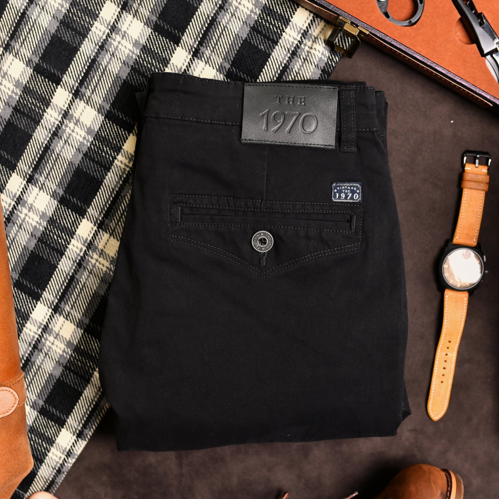 Quần kaki dài QKK904 - RÊU TRẦM