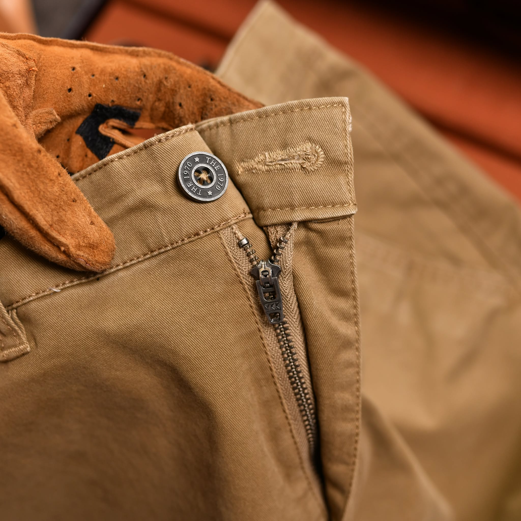 Quần kaki dài QKK904 - NÂU VÀNG