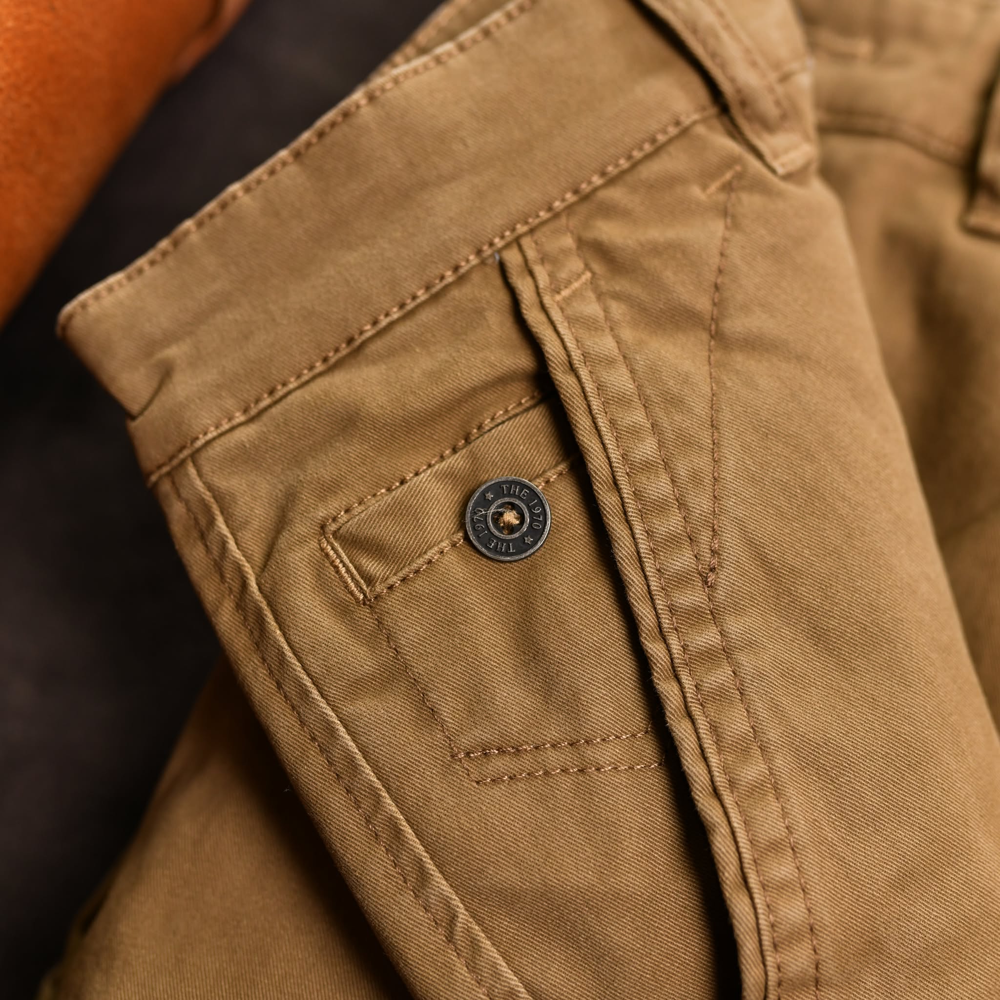 Quần kaki dài QKK904 - NÂU VÀNG