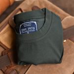 Áo phông phối viền AP937 - Rêu