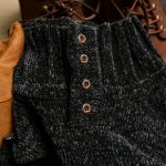 Áo len nhung cổ khuy AL810 - Rêu