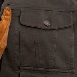 Áo Khoác da 4 túi AKD846 - NÂU