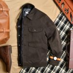 Áo Khoác da 4 túi AKD846 - NÂU