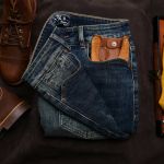 Quần jean xước QJ909 - XANH ĐẬM