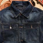 Áo khoác denim AK862 - XANH ĐẬM