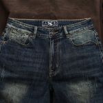 Quần jean xước QJ909 - XANH ĐẬM