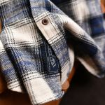 Áo sơ mi kẻ SM903 - Than