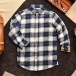 Áo sơ mi kẻ SM903 - Than