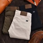 Quần kaki dài QKK896 - KEM