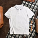 Áo polo viền kẻ AP933 - ĐEN
