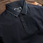 Áo polo viền kẻ AP933 - Than