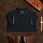 Áo polo viền kẻ AP933 - Than