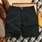 Quần short kaki ĐEN  THE1970 QS794