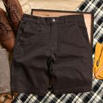 Quần short kaki ĐEN  THE1970 QS794
