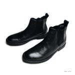 Giày da chelsea boots M804  - ĐEN