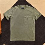 Áo phông thêu 1 túi ngực AP866-rêu