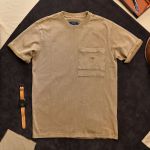 Áo phông thêu 1 túi ngực AP866-rêu