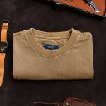 Áo phông thêu 1 túi ngực AP866-vàng