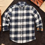 Áo sơ mi kẻ SM903 - Than