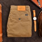 Quần kaki dài QKK904 - NÂU VÀNG