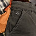 Quần kaki dài QKK904 - RÊU TRẦM